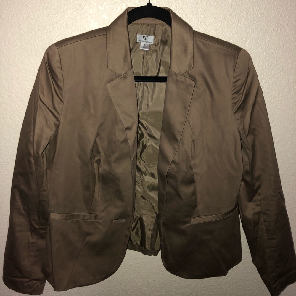 Satin blazer